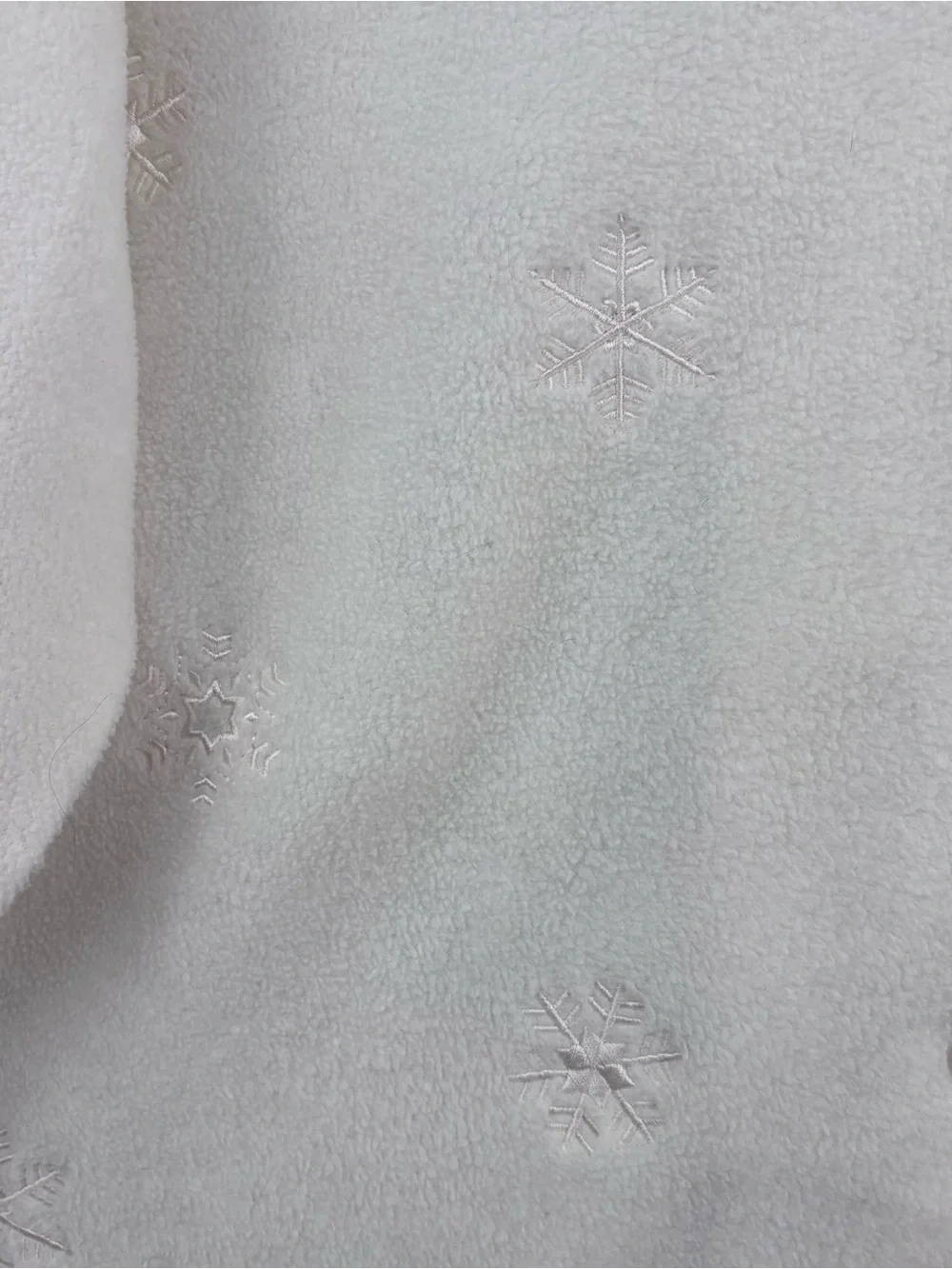 VTG Northern Reflections Off White Fleece Grandmacore Cottagecore Jacket Size L